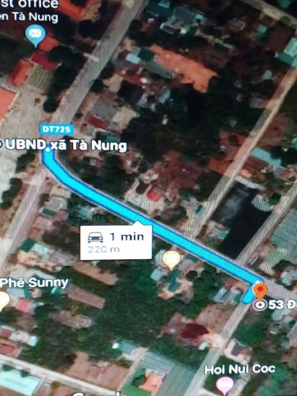 Bán đất đường Quang Trung Tà Nung